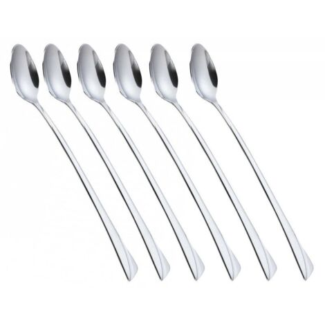 COCKTAILLÖFFEL 6 Stk. FÜR LATTE UND DESSERTS KH-1447 glänzend