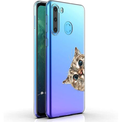 Hülle für Samsung Galaxy S21 Transparent Cat Head (1/5)