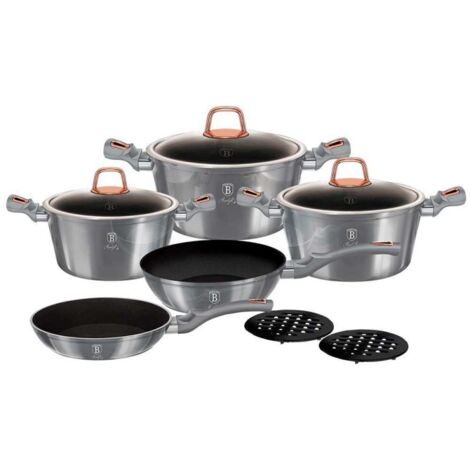 10-teiliges Moonlight Kochgeschirr-Set Berlinger Haus BH-6020 (1/5)