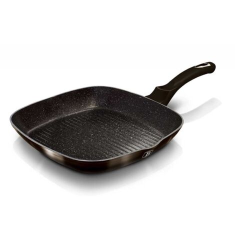 GRILLPFANNE 28cm BERLINGER HAUS BH-6611 SCHWARZ GLÄNZEND (1/4)