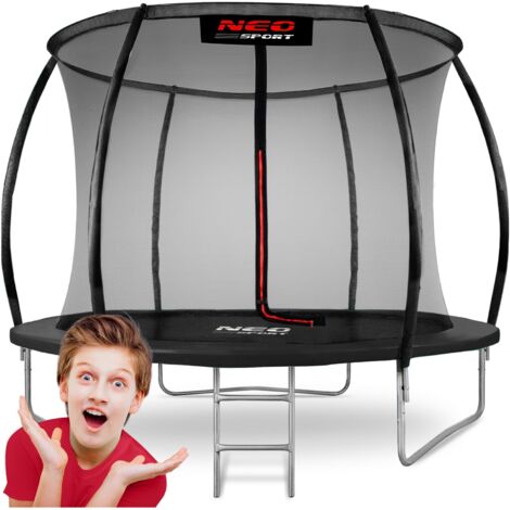 252 cm profiliertes Gartentrampolin mit Neo-Sport-Innennetz