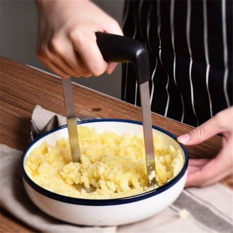 Hit Kartoffelstampfer Mit Holzgriff Rostfrei