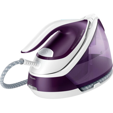 Philips Home PerfectCare Compact Plus GC7933/30 Dampfbügelstation 2400 W Lila, Weiß