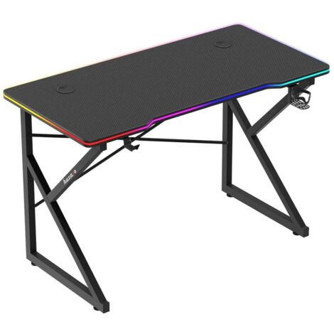 Huzaro Hero 1.7 RGB Schwarzer Gaming-Schreibtisch