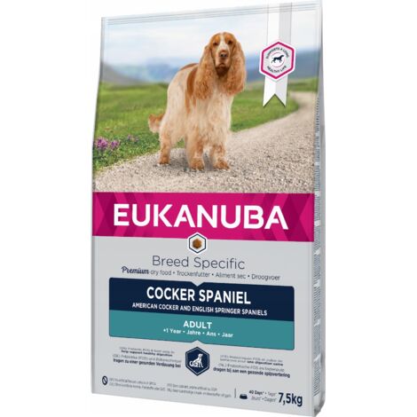 Eukanuba Dog Dry Breed Specific All Cocker Spaniel Trockenfutter für Hunde 7,5 kg (1/4)