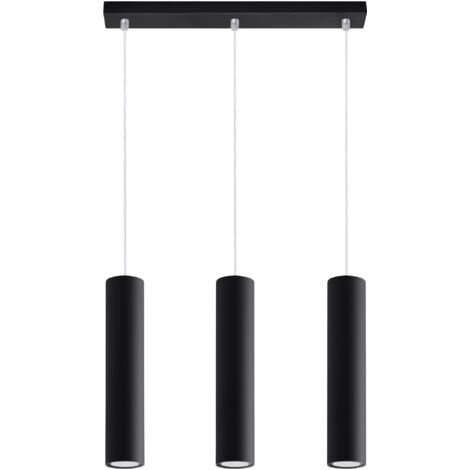 LAGOS 3 GU10 Hängelampe Schwarz Sollux SL.0329 (1/5)