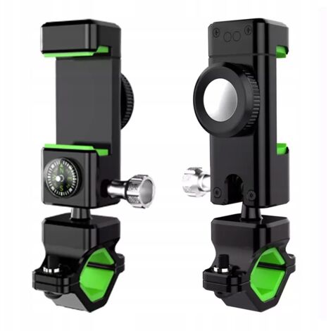 Verstellbarer, starker Kompass-Fahrrad-Telefonhalter für Lenker + Pad (1/5)