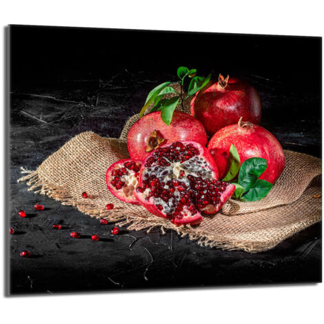 Glasschutzplatte für den Herd 60x52 Granat (1/5)