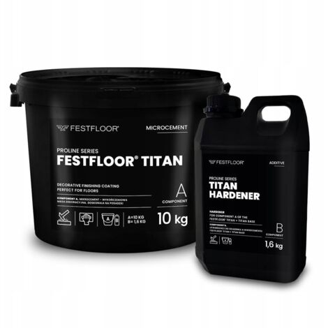 FESTFLOOR TITAN 10 KG + 1,6 KG - HARTMIKROZEMENT TT5000-N