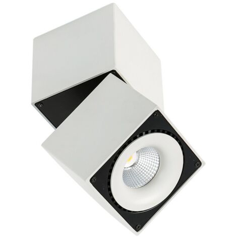 Sevilla Italux LED Aufbauleuchte weiß, beweglich SLC7562/28W 3000K WH+BL (1/3)