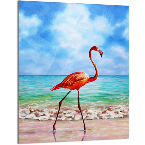 Glasschneidebrett 40x52 Flamingo (1/5)