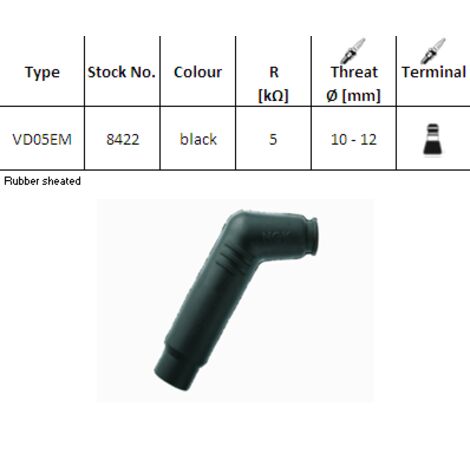NGK Zündkerze VD05EM (Code 8422) YBX