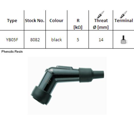 NGK Kerzenpfeife YB05F (Code 8082) YBX