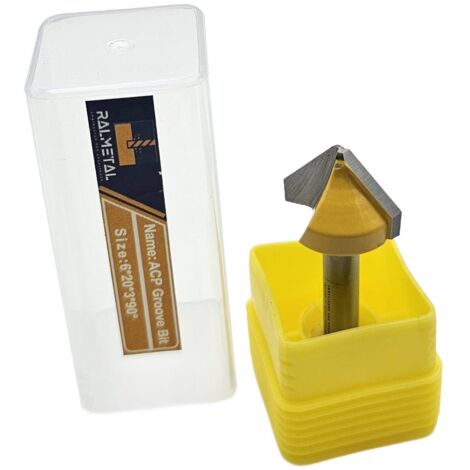VHM-Fräser zum Brechen von Dibond und Alucobond – 90° 6 x 20 mm
