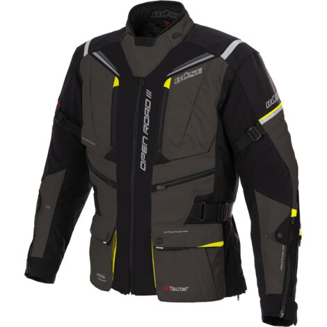 Büse Open Road III Textil-Motorradjacke, Schiefergrau – Vielseitiger Schutz und Komfort für Motorradfahrer 50
