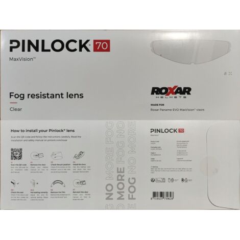 Pinlock für Paname Evo ROXAR Helm (DKS279 Klar 70)