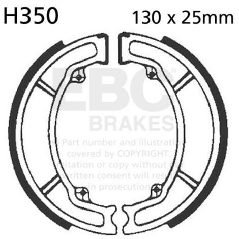 EBC H350 Bremsbacken (1 Satz)