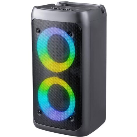 Defender BOOMER 20 Bluetooth-Lautsprecher 20W MP3/FM/SD/USB/AUX/TWS/LED/Mikrofon Karaoke Schwarz