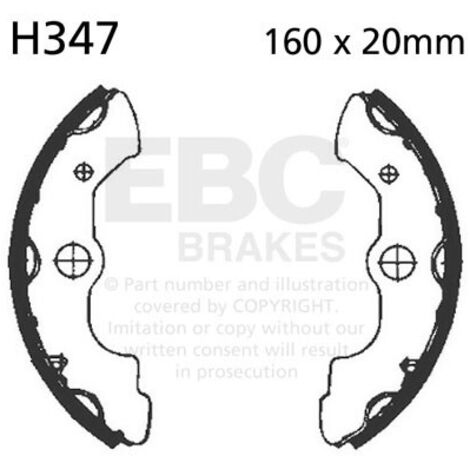 EBC H347 Bremsbacken (1 Satz)
