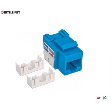 Intellinet RJ45 UTP Cat.6 Keystone-Modul, Blau