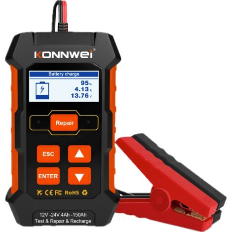 Ladegerät/Tester für alle Batterietypen KONNWEI KW520 (1/3)