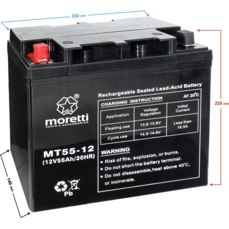 Moretti UPS MT55-12 Batterie