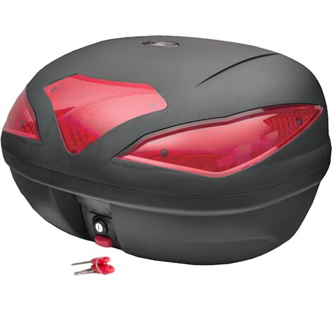 Moretti Kofferraum, MR-709, 43 l, Schwarz, Rot reflektierend