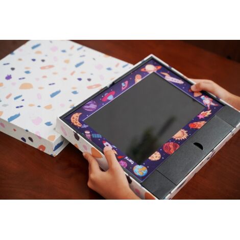 Bemi Frame Kinder-Digitalfotorahmen 10,1 Zoll, WLAN mit Frameo Blau