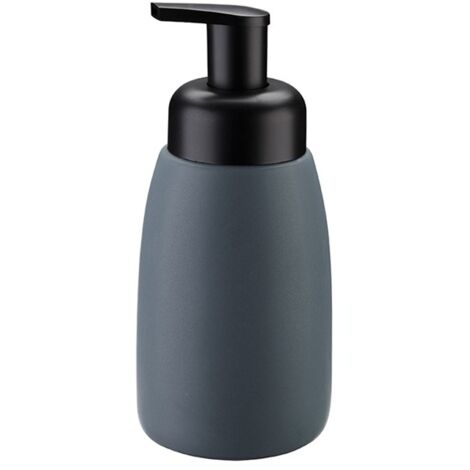 ALBANO Keramik-Seifenspender mit Schaumpumpe, Meeresblau, Matt, Glatt, Industriestil