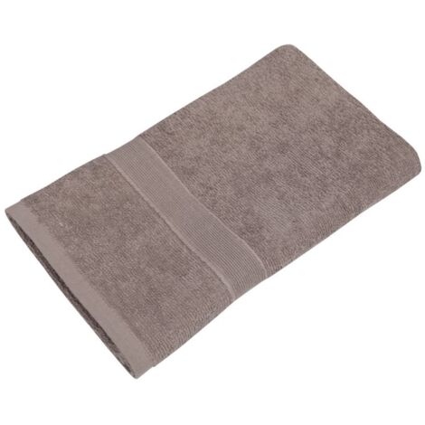 Toalla de baño de rizo de algodón MALLOS 50x90 cm art. 62318 color marrón moca-beige (1/3)