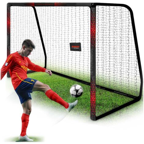 Fußballtor 300 x 200 x 120 cm NS-473 schwarz und rot