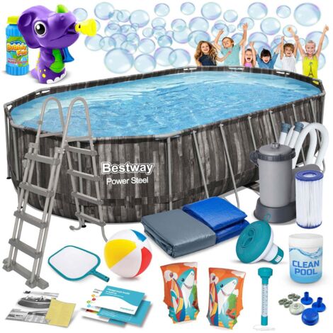 Rahmen-Gartenpool 610 x 366 x 122 cm 18-in-1 Bestway 5611R