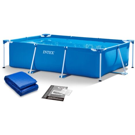 Rahmen-Gartenpool 300 x 200 x 75 cm 2 in 1 INTEX 28272