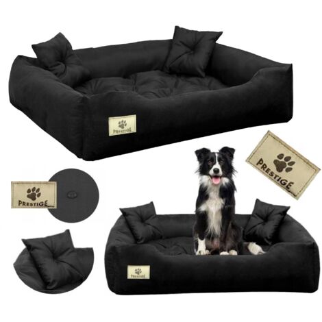 PRESTIGE Laufstall Hundebett 55x45 cm wasserdicht schwarz (1/5)