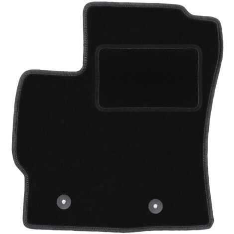 Fahrermatte aus Velours für: Toyota Verso FL Minivan (2013–2019), schwarz