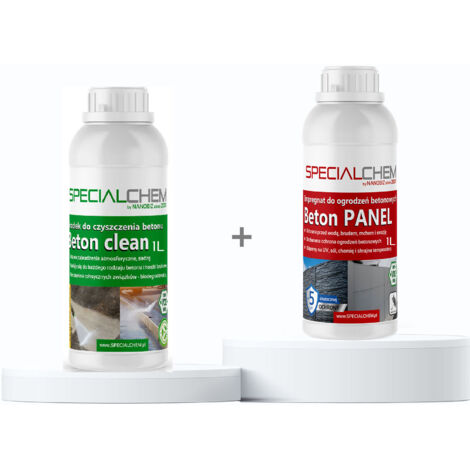 Kit de valla de hormigón Specialchem Panel Concrete 10L + 10L (1/4)
