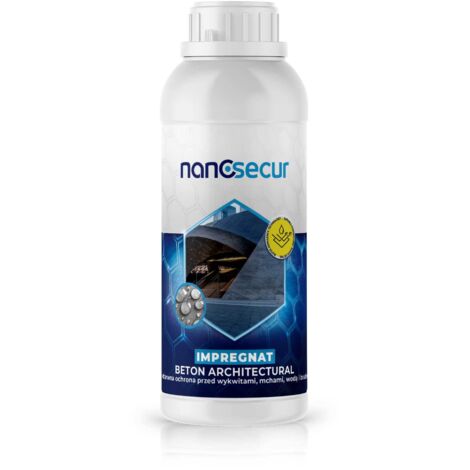 NANOSECUR BETON ARCHITECTURAL protección contra eflorescencias, musgo, agua y suciedad 5L (1/4)
