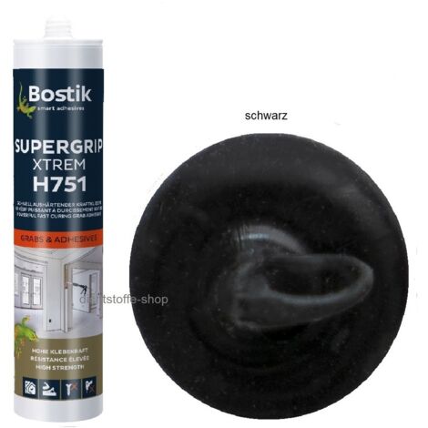 Bostik H751 Supergrip Xtrem Hybrid SMP Klebdichtstoff 450g Kartusche Schwarz (1/4)