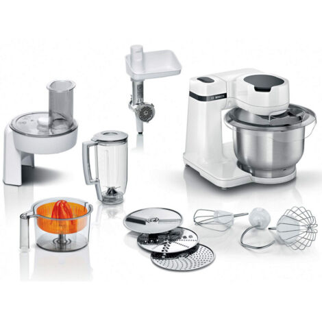 Küchenmaschine bosch mum Serie 2/ 700w/ Inhalt 3.8l/ weiß/ 10 Zubehör