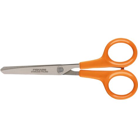 Fiskars 13 cm ergonomische Scheren aus Edelstahl in Orange