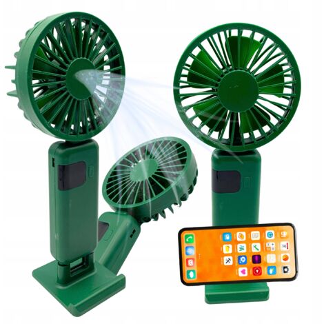 Mini-Handventilator für den Schreibtisch, leise, faltbar, leistungsstark, 3000 mAh, USB-C