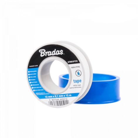 Isolierband aus Teflon PTFE 12 mm x 0,1 mm x 12 m