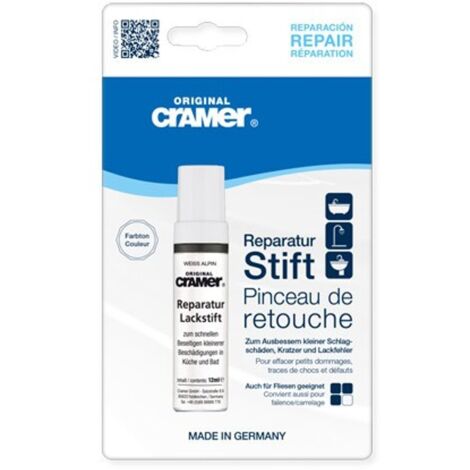 Cramer Reparatur Lackstift 12ml weiß alpin 15080