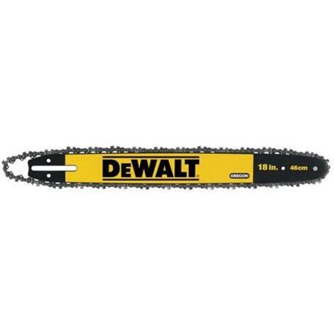 DEWALT Flexvolt Schwert mit Sägekette, 46cm, für Akku-Kettensäge 3/8 Zoll DT20661-QZ
