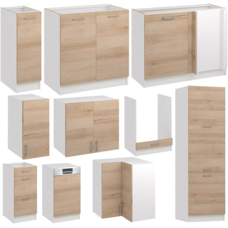 Küchenarbeitsplatte 2,8 cm – Tiefe 60 cm – Breite 40cm sonoma