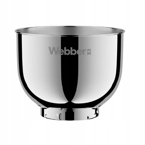 4-Liter-Edelstahlschüssel für Webber SM15 und SM16 Küchenmaschinen – Originalschüssel, geräumig