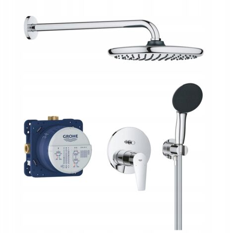 Grohe Start Edge Unterputz-Duschset mit Vitalio Start Regenduschkopf