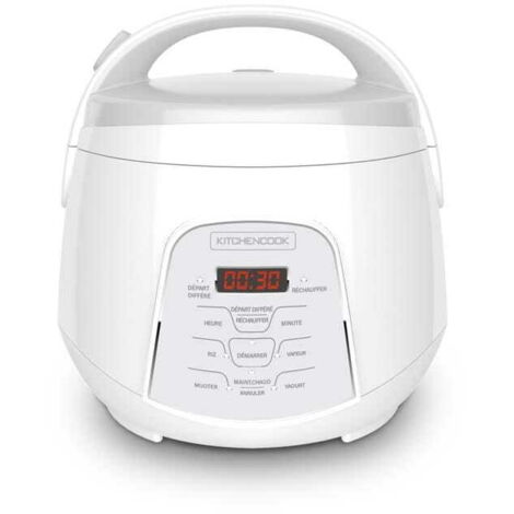 Reiskocher 2,2 l Kitchencook KYOTO weiß