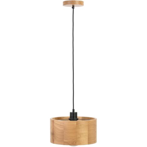 Hängelampe aus Holz ANTILIA Kronleuchter EICHE 275
