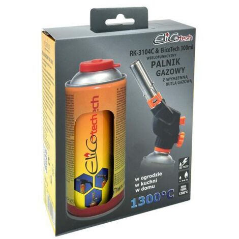 Elico palnik gazowy rk-3104c+gaz 300ml (1/2)